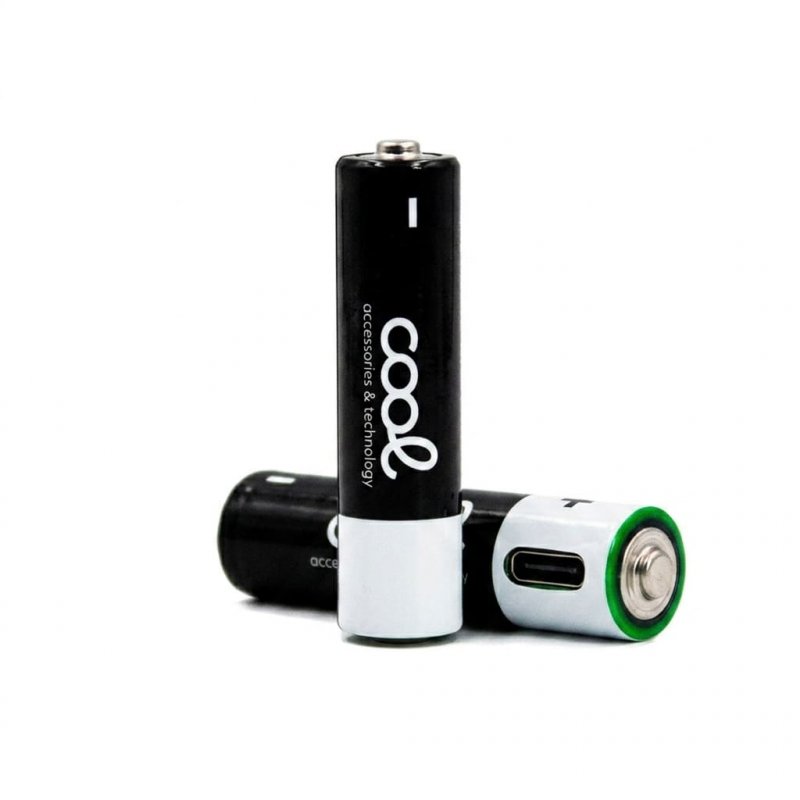 Pilas Alcalinas Recargables TIPO-C AA LR6 COOL (Pack 4 uds)