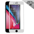 Protector Pantalla Cristal Templado COOL para iPhone 7 / iPhone 8 (FULL 3D Blanco)