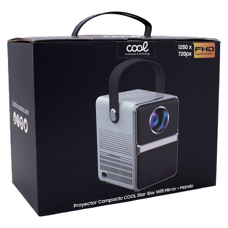 Proyector Compacto 2500 Lúmenes COOL Star Altavoz Integrado 10W + HDMI / USB + Wifi Mirror