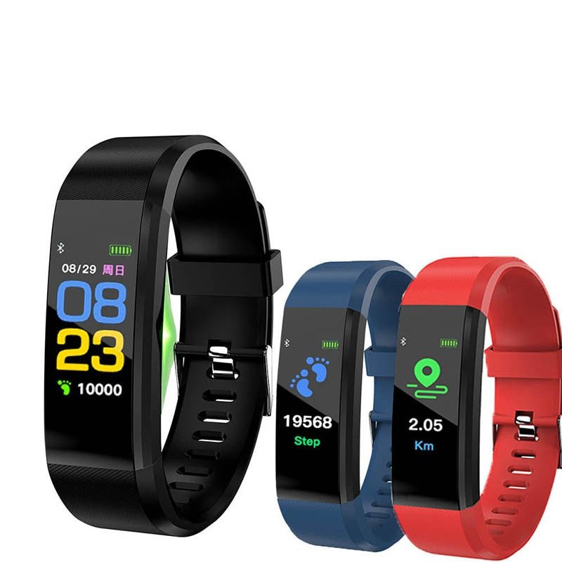 Pulseira Inteligente 115 Plus | Monitor Cardíaco, Fitness e À Prova de Água - Telejacob Shop