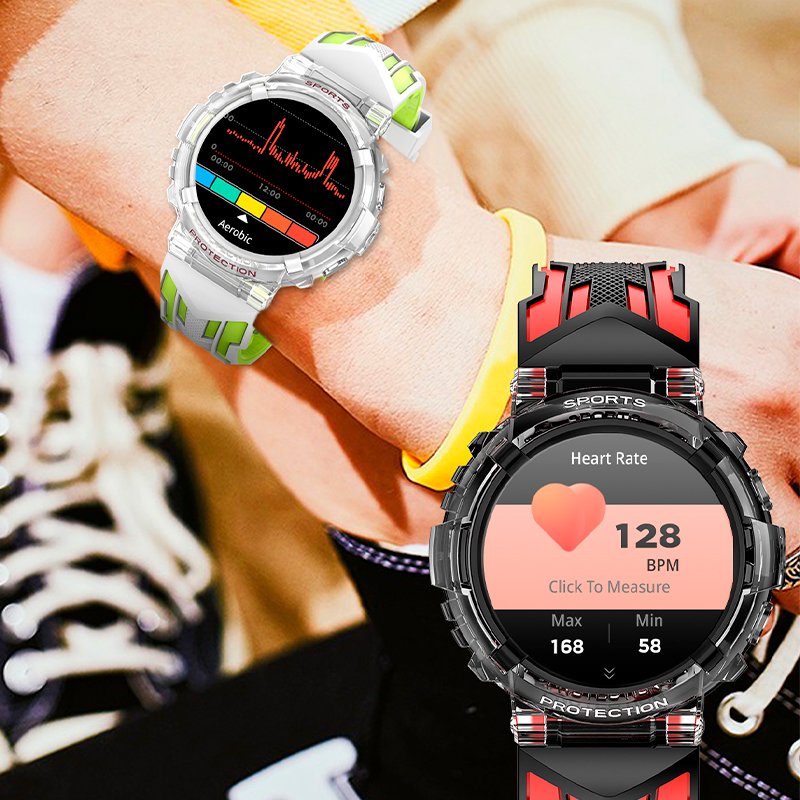 Smartwatch COOL Clever Silicona Azul (Llamadas, Salud, Deporte)