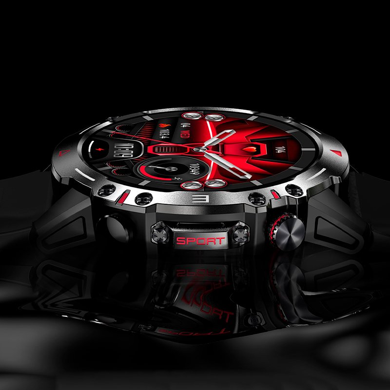 Smartwatch Pantalla Amoled COOL Adventure Silicona Gris (Llamadas, Salud...)