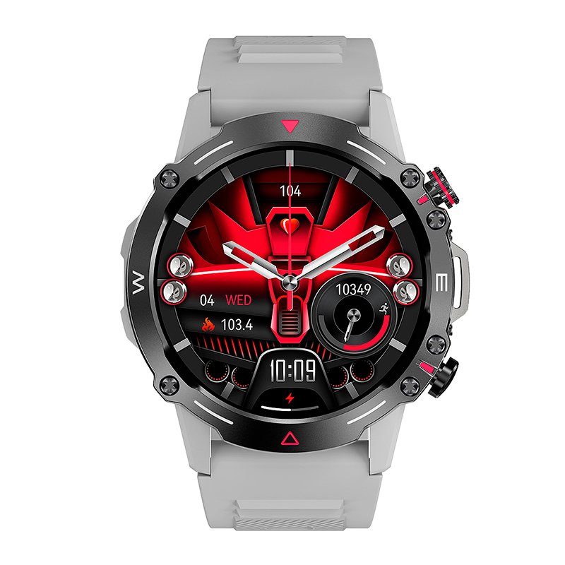 Smartwatch Pantalla Amoled COOL Adventure Silicona Gris (Llamadas, Salud...)
