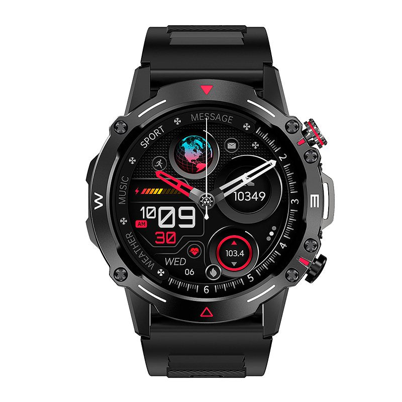Smartwatch Pantalla Amoled COOL Adventure Silicona Negro (Llamadas, Salud...)