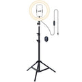 Soporte Trípode (180 cm) Aro de Luz LED COOL + Mando Bluetooth