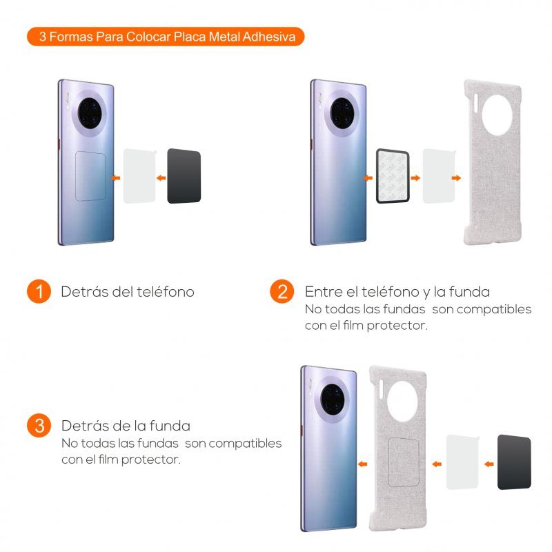 Soporte Universal de Coche COOL con Pinza para Móvil