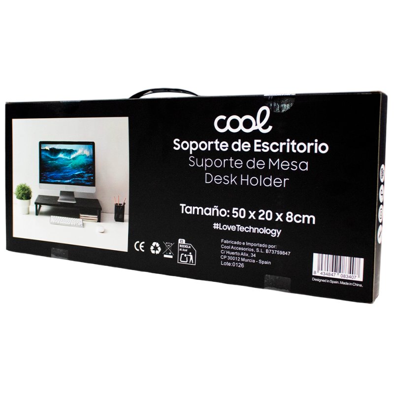 Soporte Universal Monitor / Elevador Pantalla Escritorio COOL