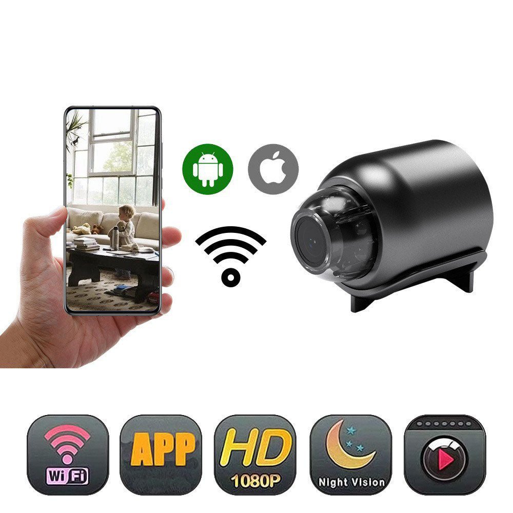 X5 Mini Câmara de Vigilância WiFi Sem Fios — Câmara Inteligente com App Móvel - Telejacob Shop